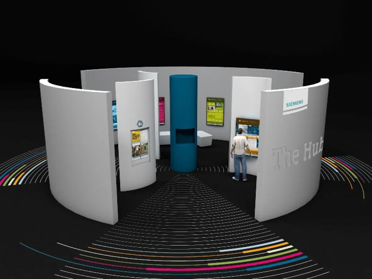 Abbildungen: hl-studios, Erlangen: Meetingpoint als modularer Baukasten