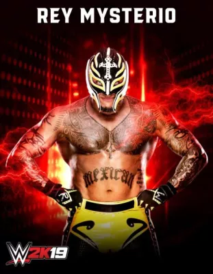 Bild: Der ehemalige WWE Champion Rey Mysterio kehrt als WWE 2K19-Vorbestellerbonus virtuell zurück