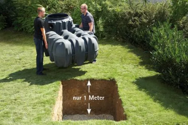 Bild: Tankeinbau? Das kann ich selbst - Graf Regenwasser-Flachtank Platin®