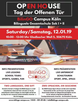 Bild: Tag der offenen Tür am BilinGO Campus Köln