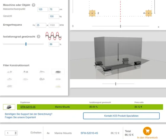 Bild: ACE Online-Shop: Über 4.500 Produkte mit Konfiguratoren und Berechnungstools