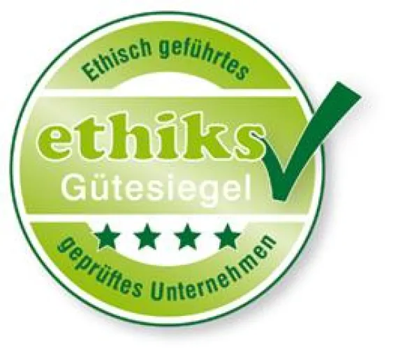 ethiks, Verband für ethische Unternehmensführung e.V. , legt Gütesiegel auf Bild: ethiks, Verband für ethische Unternehmensführung e.V. , legt Gütesiegel auf