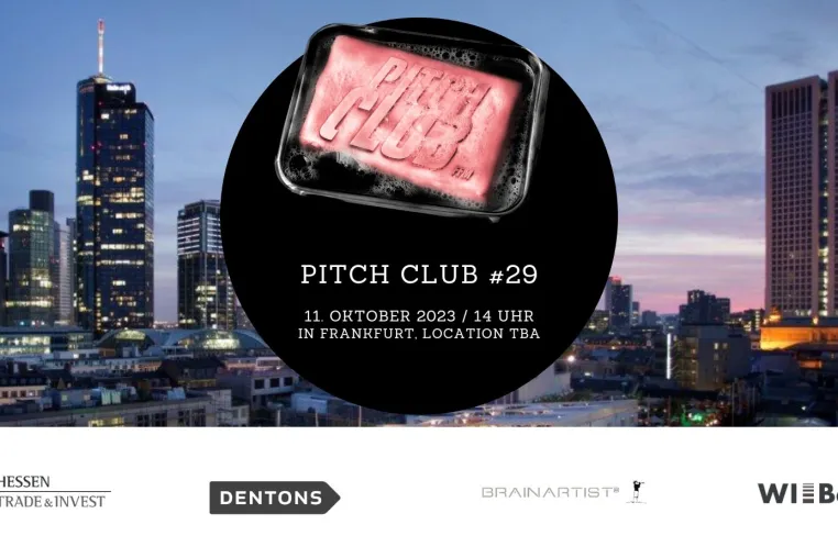 Bild: Pitch Club #29 am 11. Oktober 2023 ab 14 Uhr in Frankfurt am Main