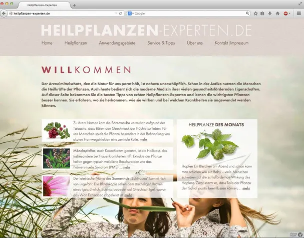 heilpflanzen-experten.de: Schaper & Brümmer launcht neue Service-Website Bild: heilpflanzen-experten.de: Schaper & Brümmer launcht neue Service-Website