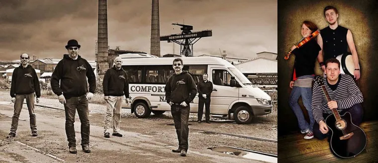 Bild: "Northern Comfort" und "The Foggy Crew" im Meisenfrei Bluesclub Bremen