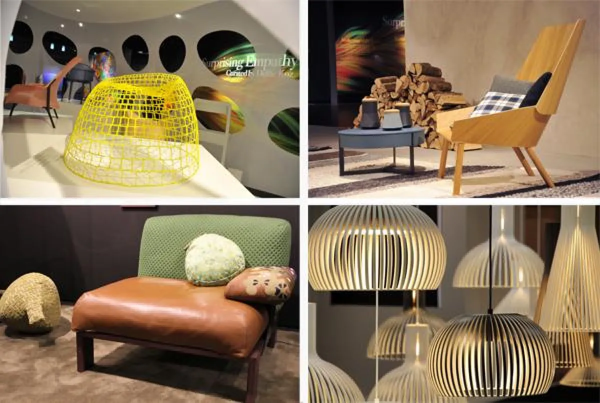 Möbeltrends 2011, Collage Johanna Wilhelm, Fotos: Messe Köln