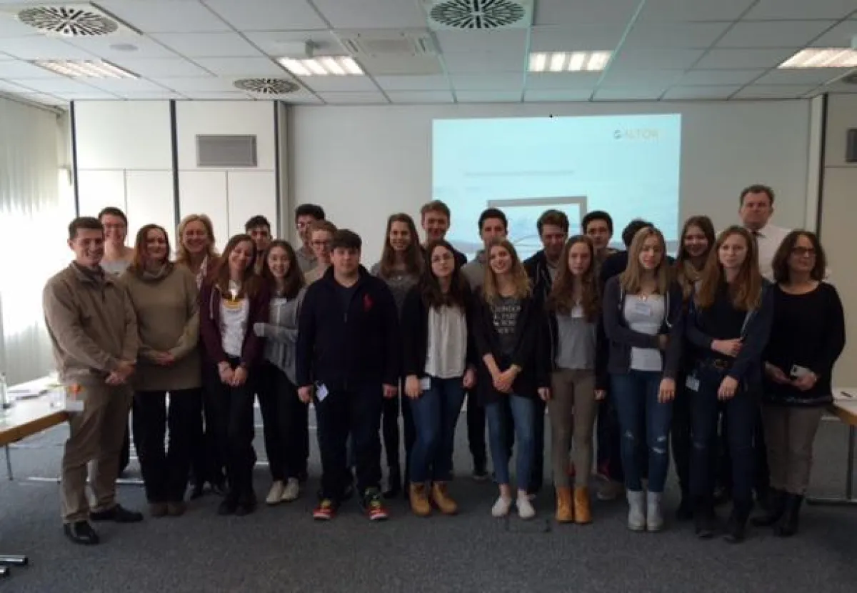 Schülergruppe besucht ALTOR beim deutsch-französischen Entdeckungstag 2016