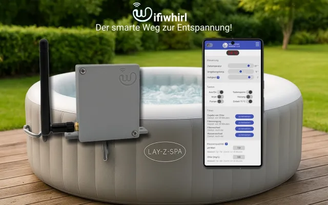 Bild: WifiWhirl 1.2.0: Neue Softwareversion macht Whirlpool-Steuerung intelligenter und sparsamer