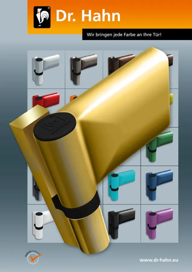 Hahn-Bänder in allen RAL-Farben erhältlich