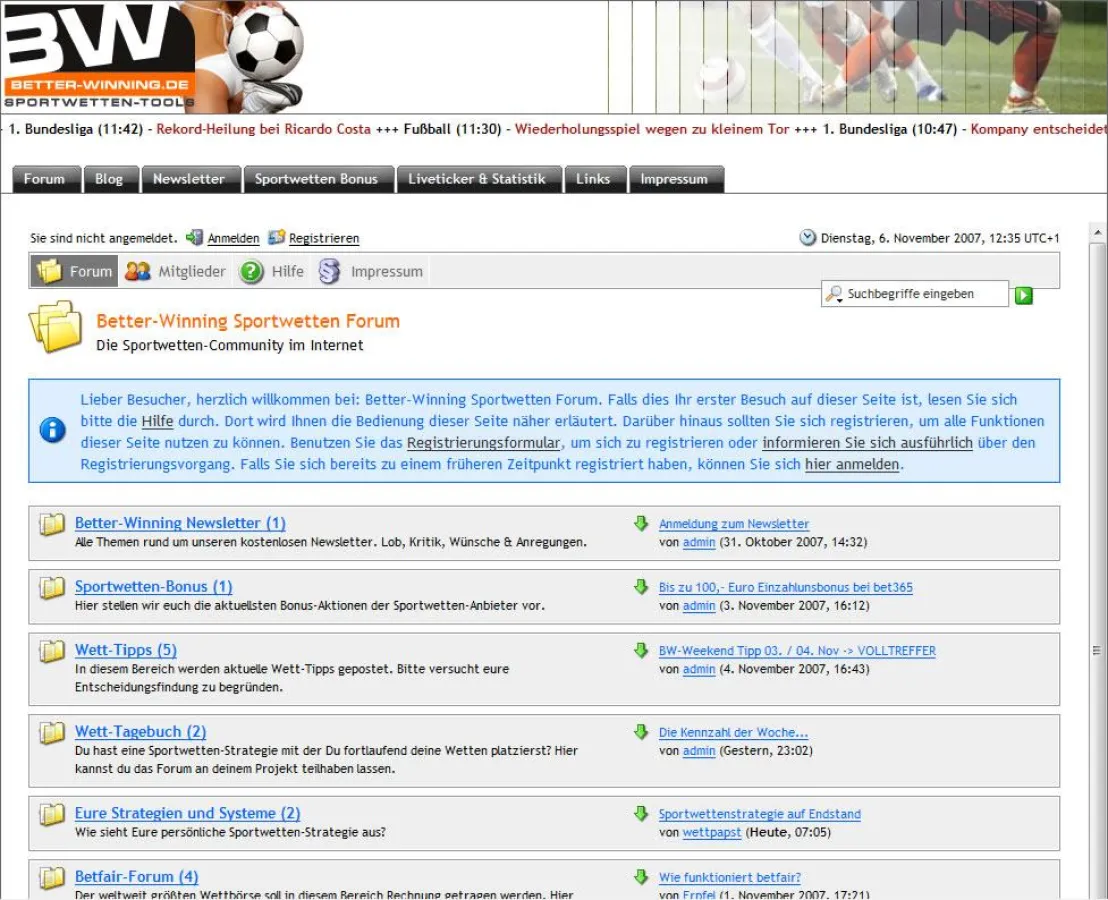 Better-Winning Sportwetten-Community