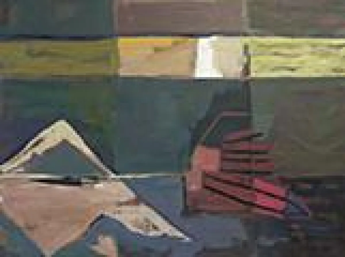 Am Meer, Öl auf Leinwand