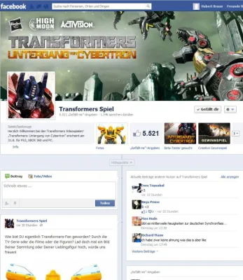 Bild: Activision beauftragt adOne media mit erster deutschsprachiger Facebook-Seite