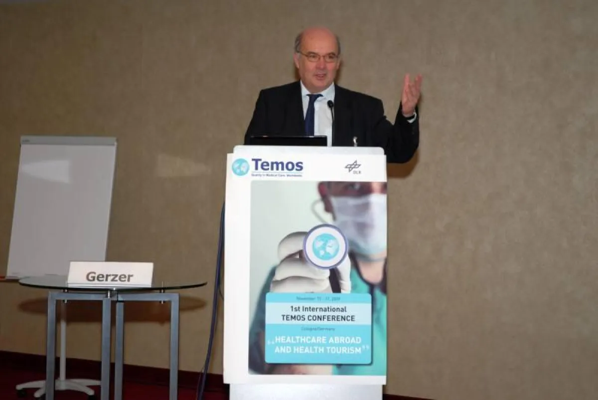Präsident der Temos-Konferenz - Prof. Dr. Rupert Gerzer, DLR