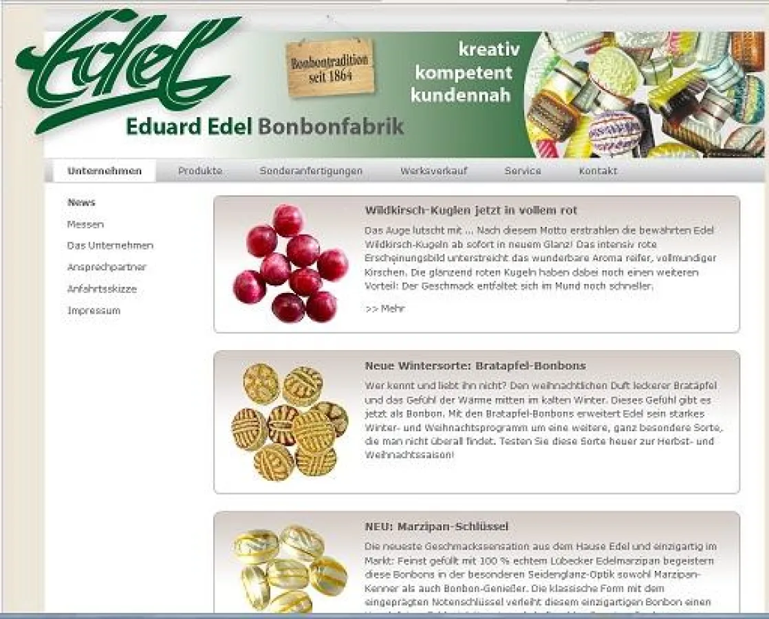 Die neue Seite für Bonbongenießer: www.edel-bonbon.de