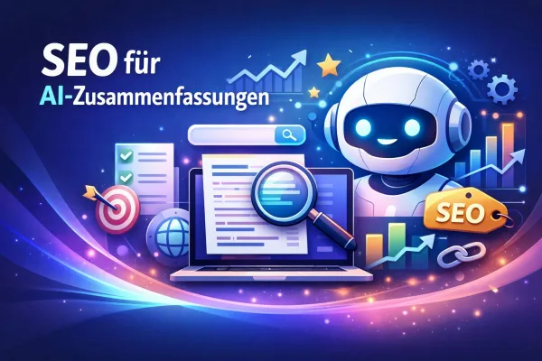 Bild: SEO für Sichtbarkeit in Übersichten mit KI