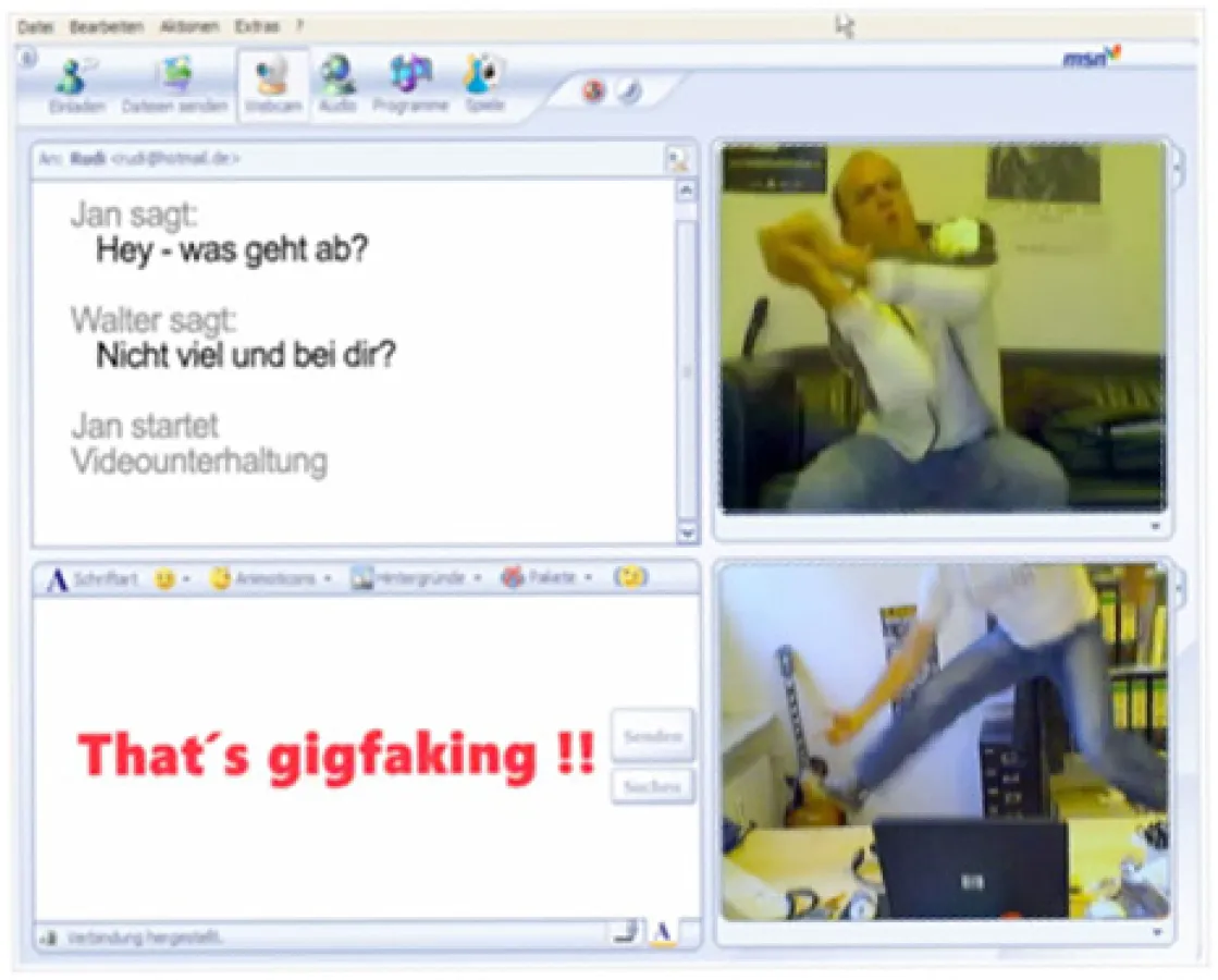 Onlinetrend Gig Faking: Moshen vor der Webcam