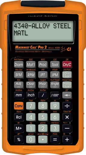 Bild: Machinist Calc 2 – Der beliebte Rechner für die Produktion geht in die zweite Runde.
