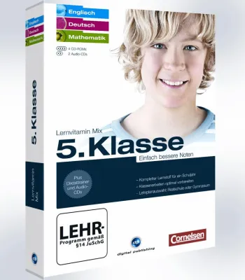 Bild: Effektives Prinzip für bessere Noten: "Lernvitamine"-Software hilft in vielen Fächern
