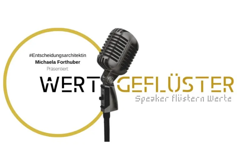 Bild: Wertgeflüster, wenn’s laut wird „3 Werte von 3 Speakern, die sie und die Welt verändern"