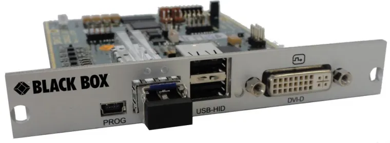 Bild: Neuer KVM-Extender mit individueller Hardware-Konfiguration zur Übertragung von DVI-D, Audio- und USB-Signalen