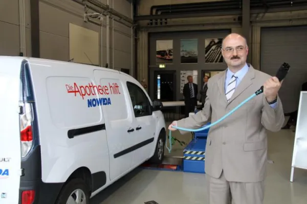 Bild: SMART CITY LOGISTIK Erfurt auf den zentralen Messen zur Elektromobilität