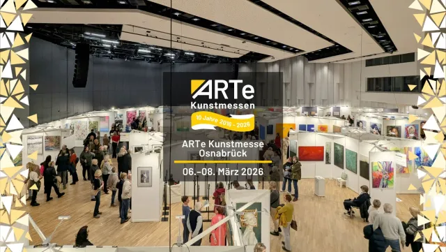 Bild: Kunstgenuss auf 1.500 qm – ARTe Kunstmesse Osnabrück mit über 70 Aussteller:innen erneut in der OsnabrückHalle