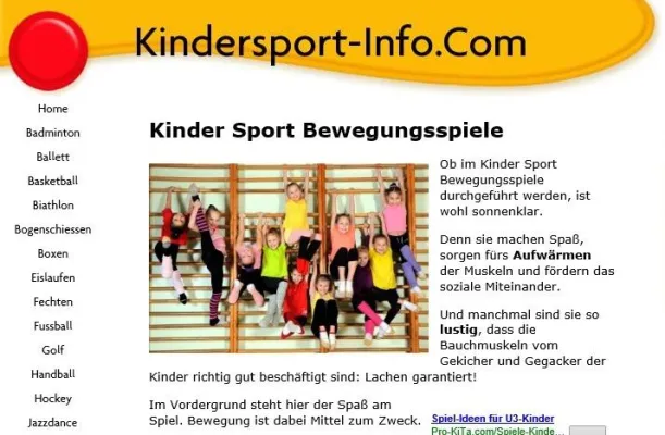 Bild: Bewegungsspiele für Kinder