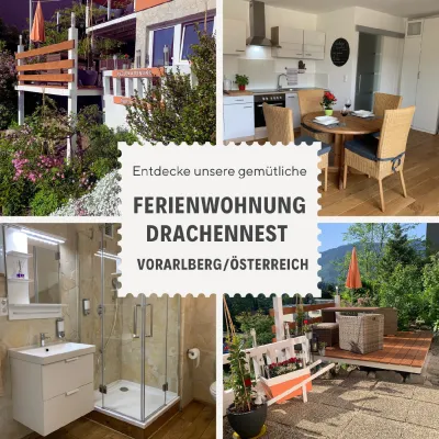 Bild: Ferienwohnung Drachennest in Vorarlberg - Ein Rückzugsort für Urlauber, Kreative und Geschäftsreisende