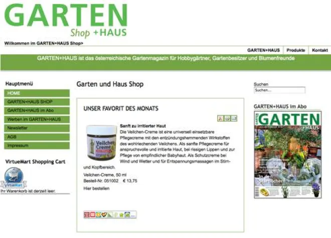 Bild: Ein voller Gartenkorb zum Frühjahr - GARTEN+HAUS startet Webshop