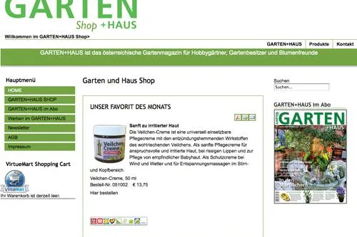 Bild: Ein voller Gartenkorb zum Frühjahr - GARTEN+HAUS startet Webshop