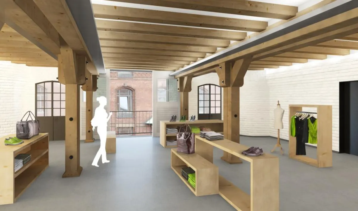 Block Q in der Speicherstadt für die Mode-, Design- und Kreativbranche