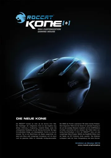 Bild: Ab sofort erhältlich: ROCCAT™ Kone[+] - Max Customization Gaming Mouse