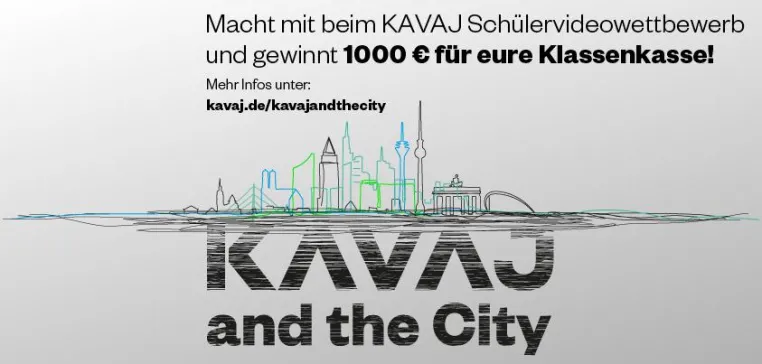 KAVAJ startet Videowettbewerb „KAVAJ and the City – Was liebst du an deiner Stadt?“ Bild: KAVAJ startet Videowettbewerb „KAVAJ and the City – Was liebst du an deiner Stadt?“