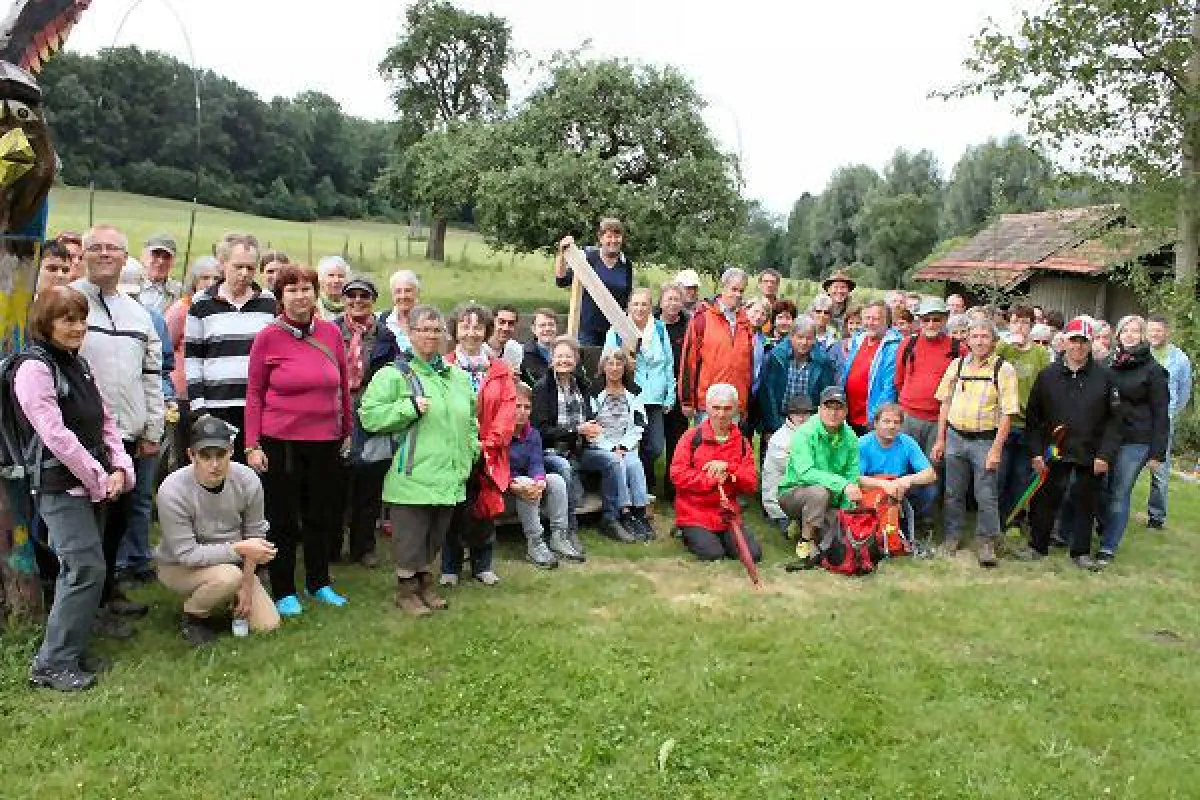 Das Ziel der Liebenauer Spendenwandung mit Ursula Cantieni war in diesem Jahr der Weilerhof.