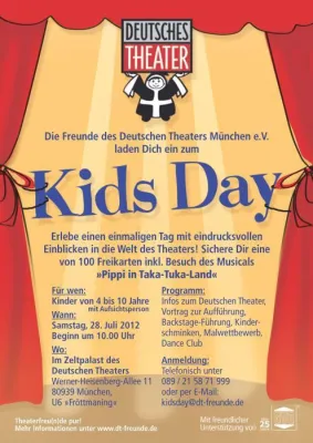 Bild: Freikarten für den Aktionstag "Kids Day" im Zeltpalast des Deutschen Theaters