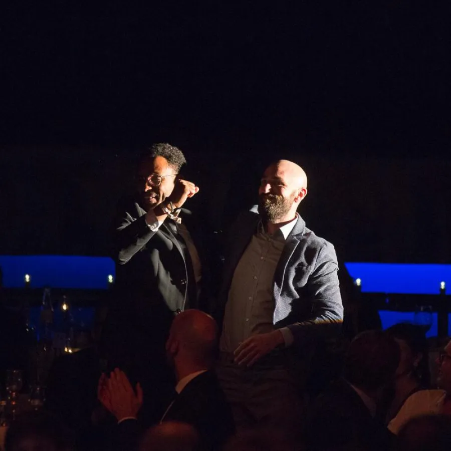 Gemeinsame Freude bei den Award-Gewinnern PHD und matching box