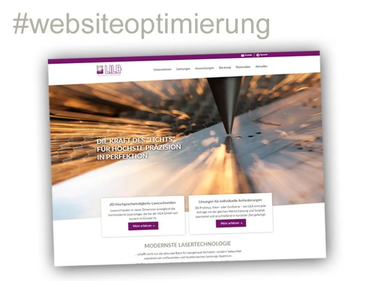 Relaunch mit Websiteoptimierung