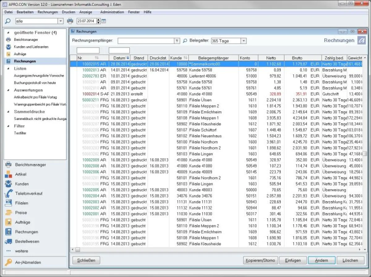 Mehr Übersicht, mehr Leistung: die runderneuerte Version 12 der Branchensoftware APRO.CON