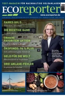 Bild: ECOreporter-Magazin 2017: Mikrofinanz- und Ökofonds im Test