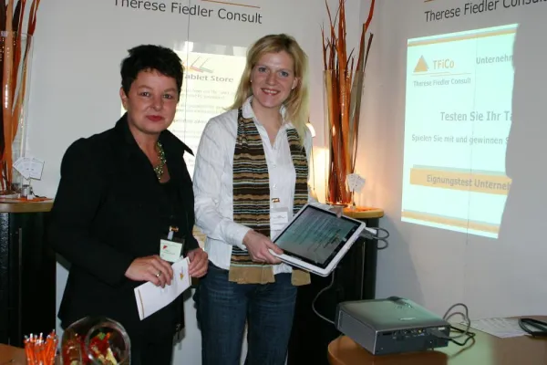 Bild: The Tablet Store GmbH und TFiCo auf der fam 2006 in Aachen