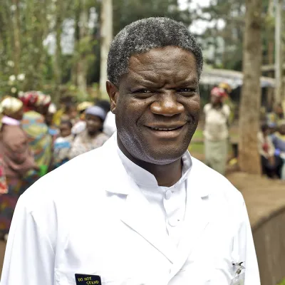 Bild: Friedensnobelpreisträger Dr. Denis Mukwege zu Besuch in Stuttgart und Tübingen