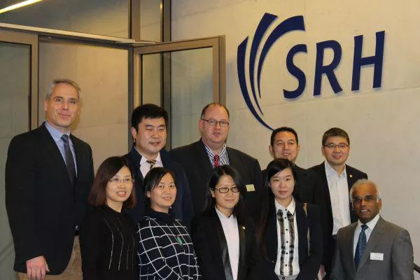 Bild: Besuch aus Fernost - SRH Hochschule Hamm und chinesische Uni wollen kooperieren