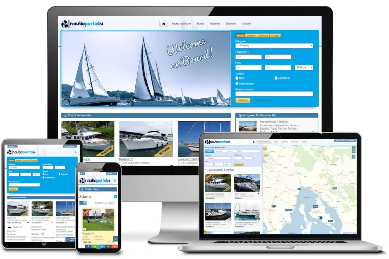 Bild: Neue Bootsbörse für die Fahrtenreviere Österreich und den Adria-Raum: Nauticportal24.at