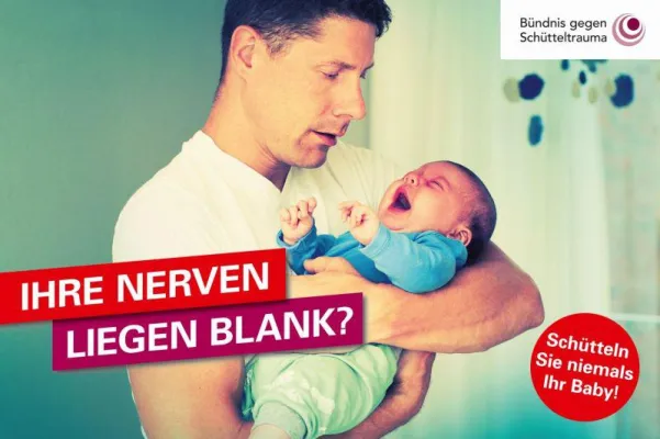 Bild: Babys dürfen nicht geschüttelt werden/ Risiko Schütteltrauma