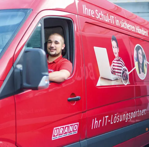 URANO-Servicefahrer Marcel Cayot gehört zu Deutschlands „Super-Azubis“ Bild: URANO-Servicefahrer Marcel Cayot gehört zu Deutschlands „Super-Azubis“