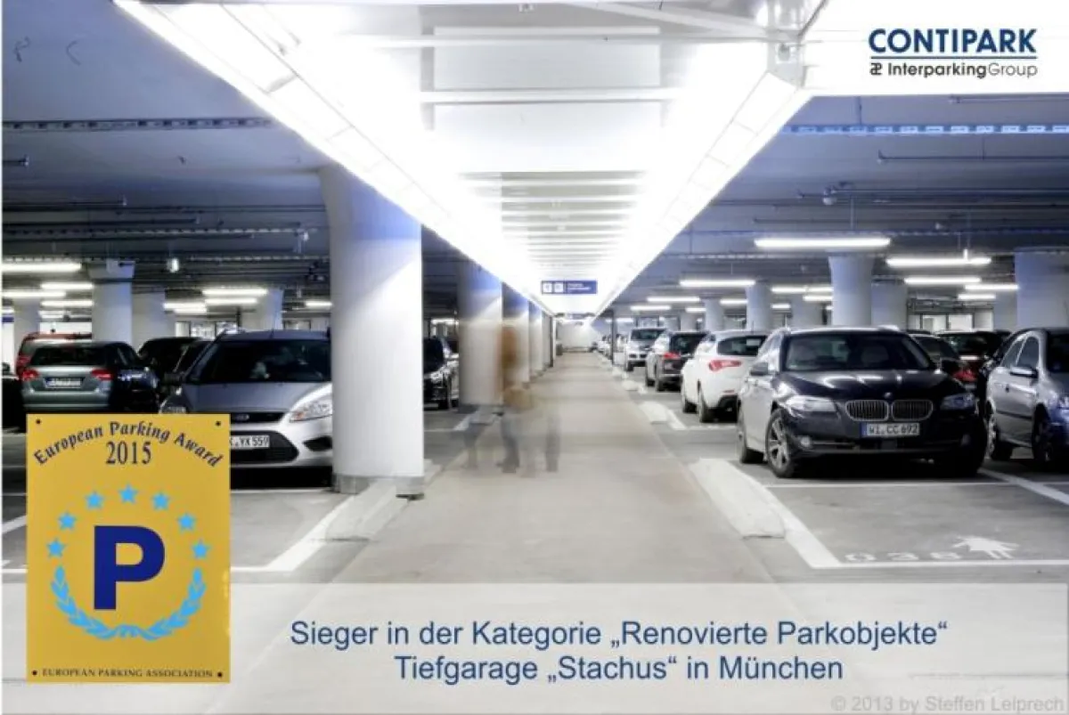 Die renovierte Tiefgarage 