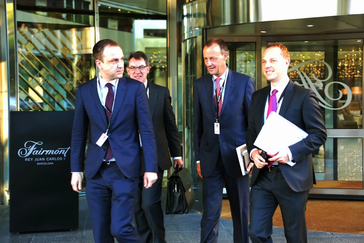 CDU Chef Friedrich Merz und Norman Gräter (© Andreas Schmid)