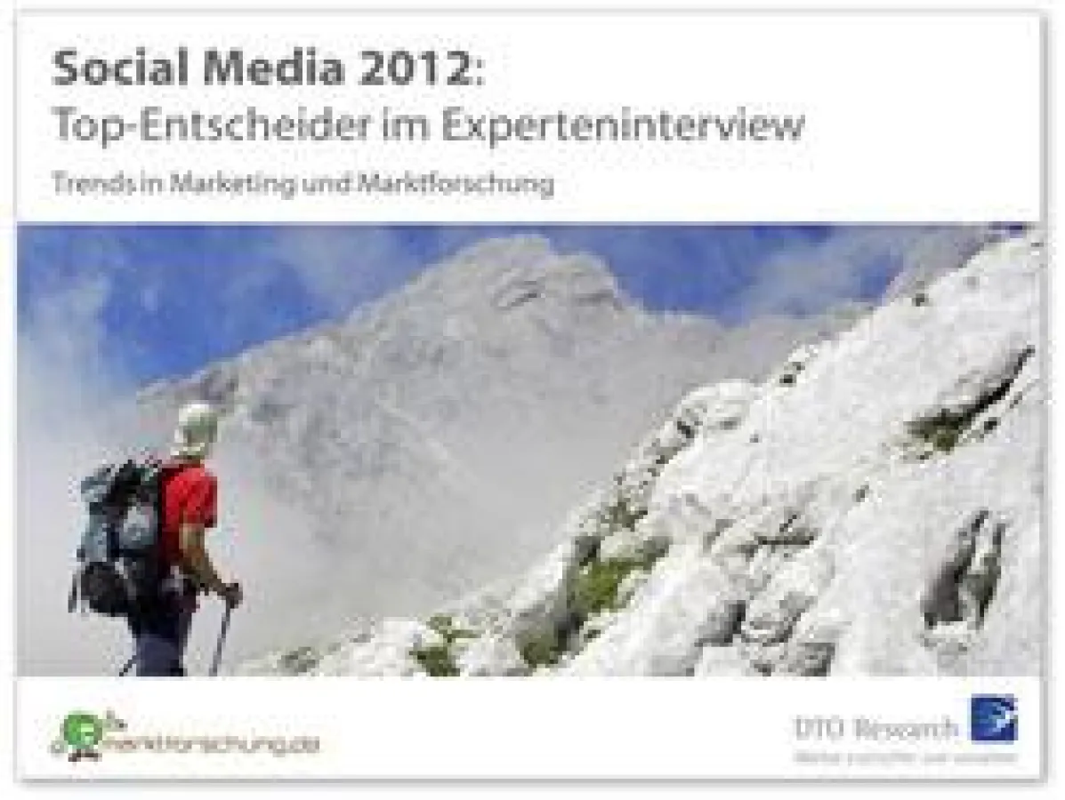 Social Media 2012: Top-Entscheider im Experteninterview – Trends in Marketing und Marktforschung