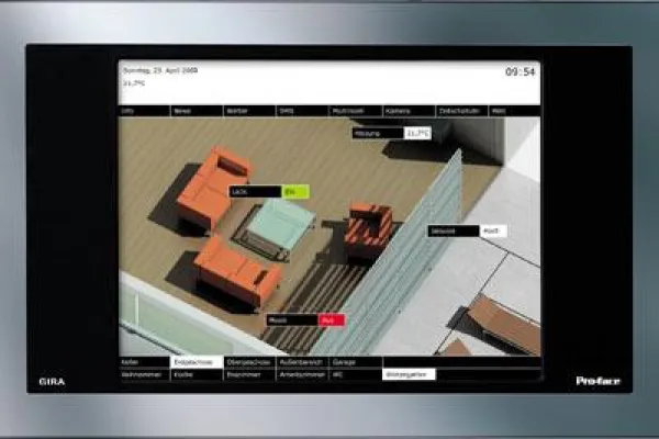 Bild: Moderne Gebäudesystemtechnik für mehr Wohnkomfort - Wohnen im "intelligenten" Haus