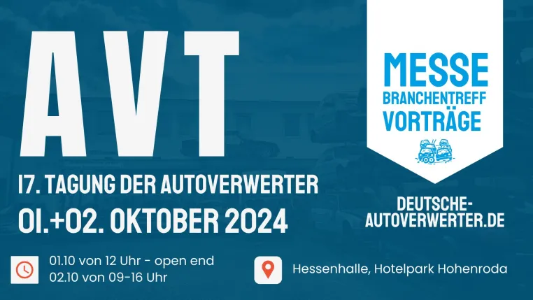 Bild: Erfolgreiche Autoverwertertagung 2024 in Hohenroda: Austausch auf höchstem Niveau